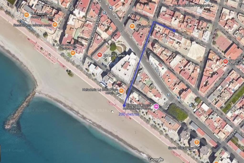 Апартаменты Piso A 200 Metros De La Playa Llegada Autonoma Альмерия Экстерьер фото
